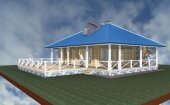 Сколько стоит дома-баня из клееного бруса под ключ?