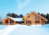 Проект дома из клееного бруса SCANDINAVIA WITH A POOL