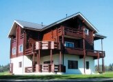 Проект дома из клееного бруса RUSSIAN SWITZERLAND