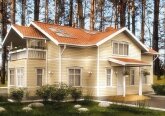 Проект дома из клееного бруса KARELIA